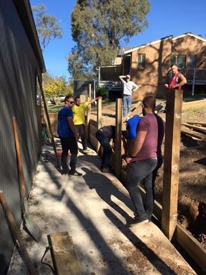 Building Retaining Wall at Benedict XVI Retreat Centre 1
