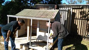 North Richmond Community Centre Building Cubby House and Painting 1