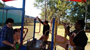 North Richmond Community Centre Building Cubby House and Painting 6