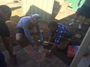 The Womens Cottage Laying Pavers 3