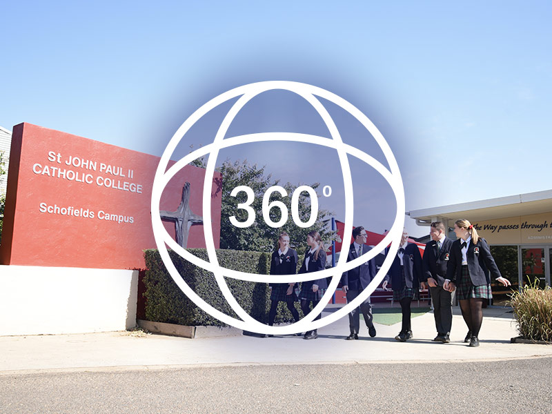 Take a 360° virtual tour of St John Paul II Catholic College Schofields campus