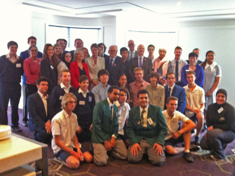 Students enjoyed meeting Australia