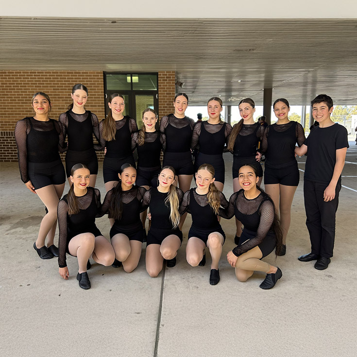 The Captivate Arts Factor Eisteddfod team representing St John Paul II Catholic College Schofields
